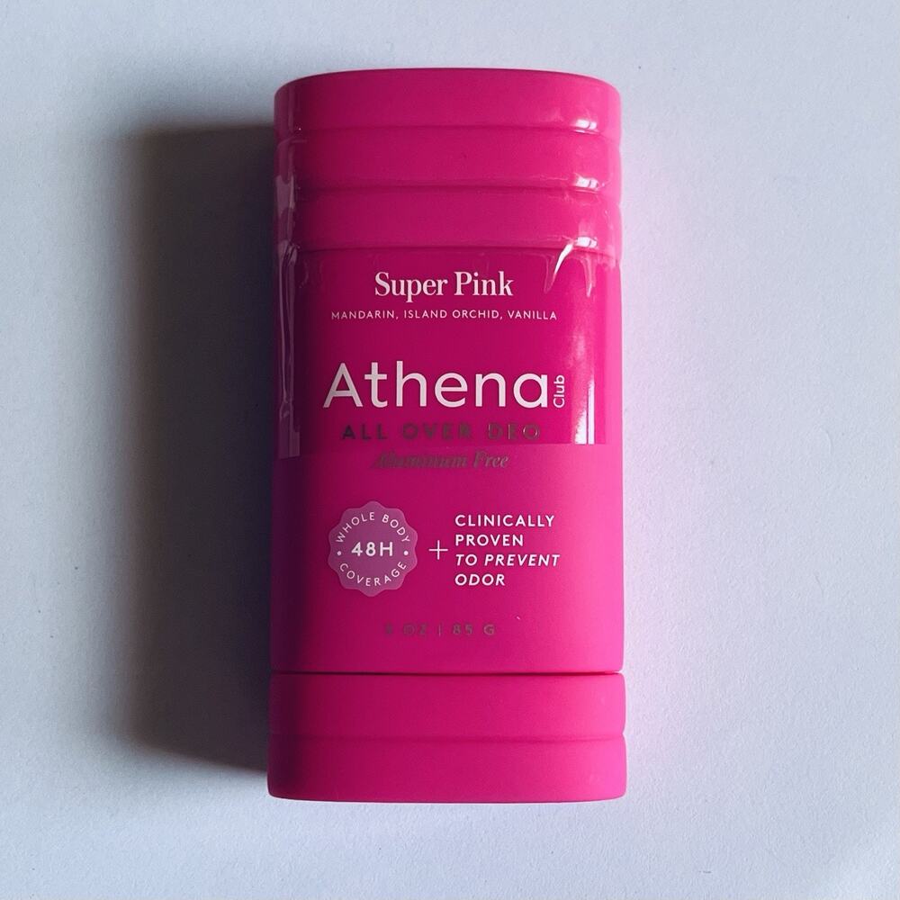 Athena Club All Over Deodorant Super Pink 3oz Mandarin Island Orchid Vanilla